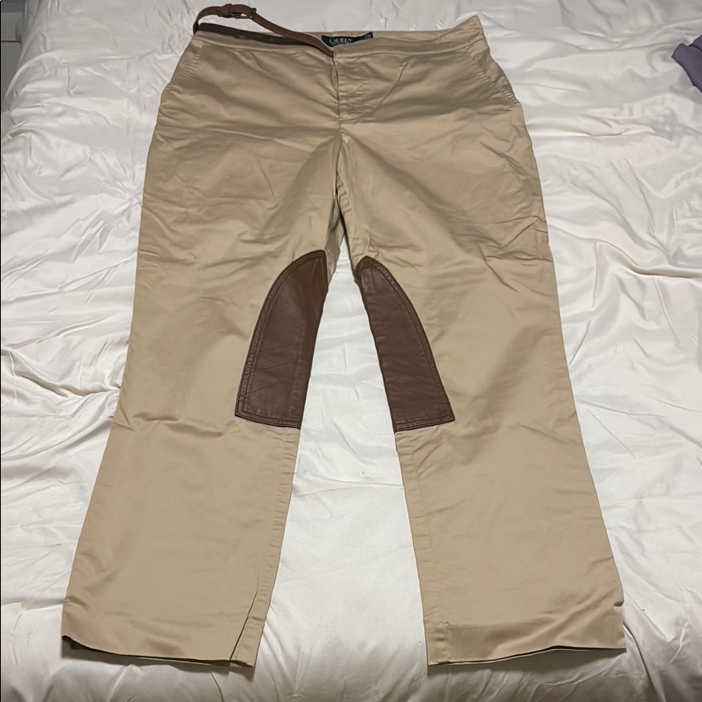 Ralph Lauren Tan and Brown Pants